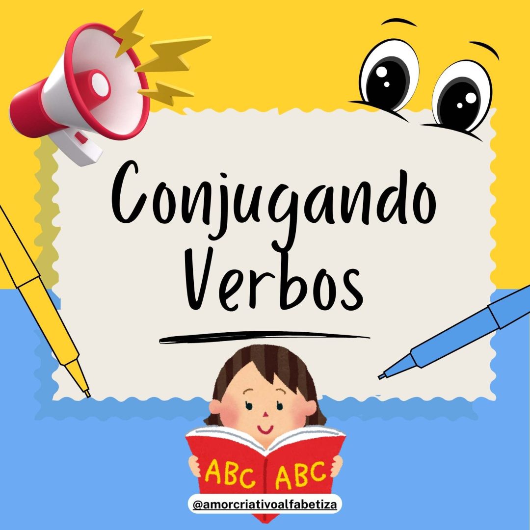 📘Livrinho Interativo Conjugando Verbos - Para Turmas do 4º, 5º e 6º ano!