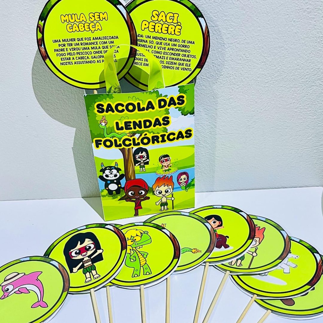 🎒✨ Sacola de Lendas Folclóricas