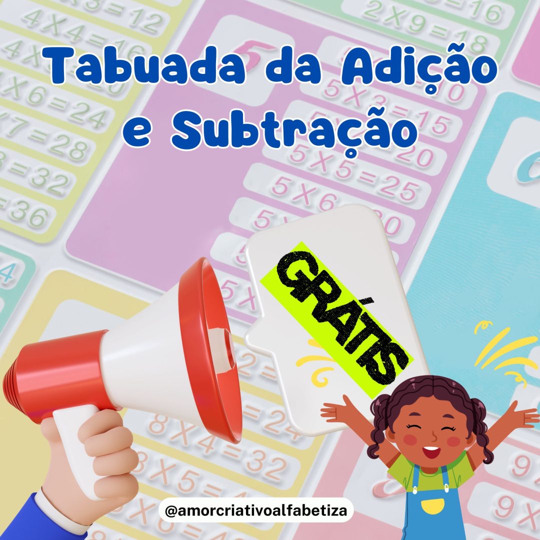 Tabuada de Adição e Subtração - Chaveiro
