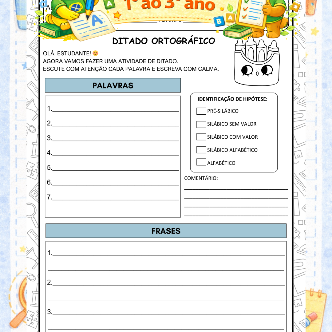 Ditado ortográfico