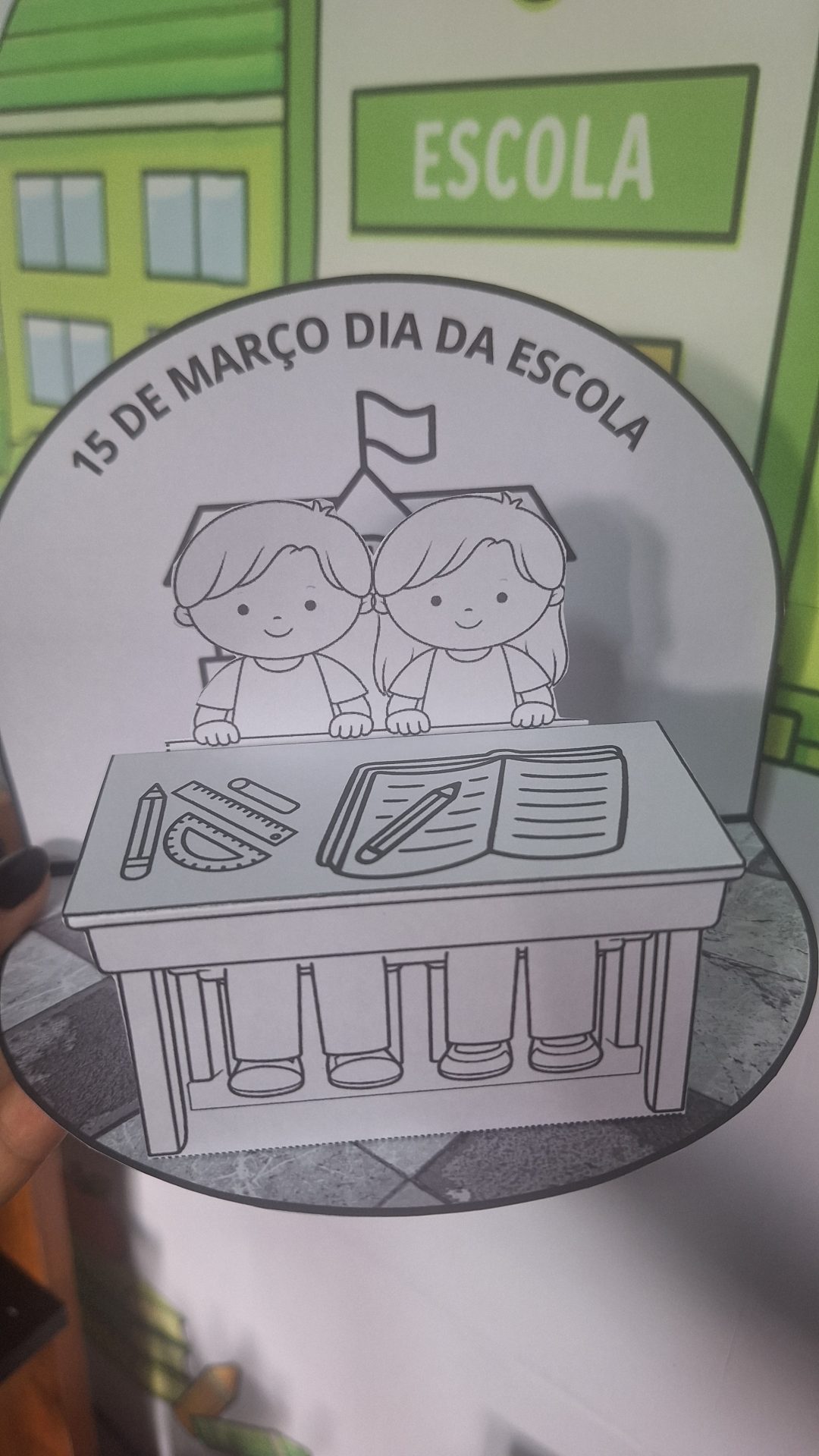 Dia da Escola – Atividades para Imprimir (15 de março)