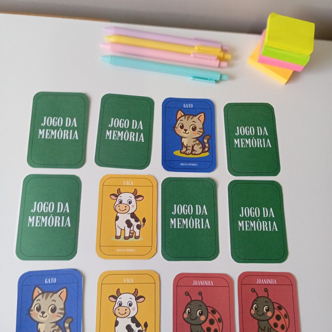 🧠🐾 Jogo da Memória – Animais