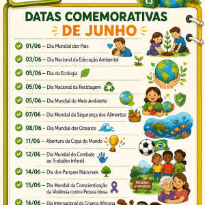 Datas comemorativas junho