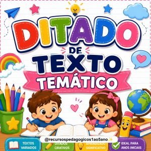 ditado de texto temático